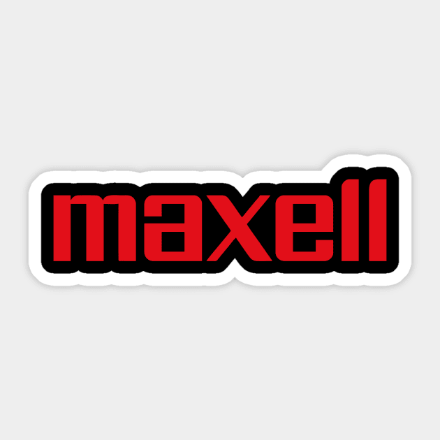 Maxell Sticker by kolovose